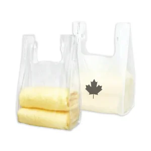 T-shirt bags on rolls